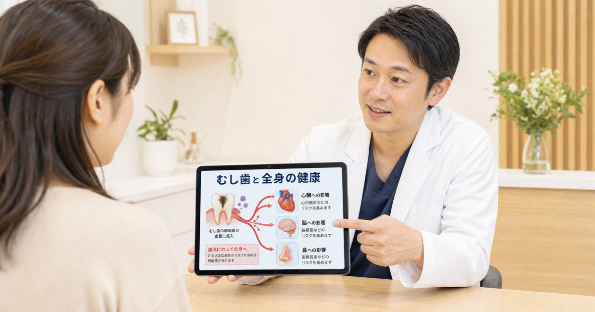 むし歯を放置した場合に考えられる影響