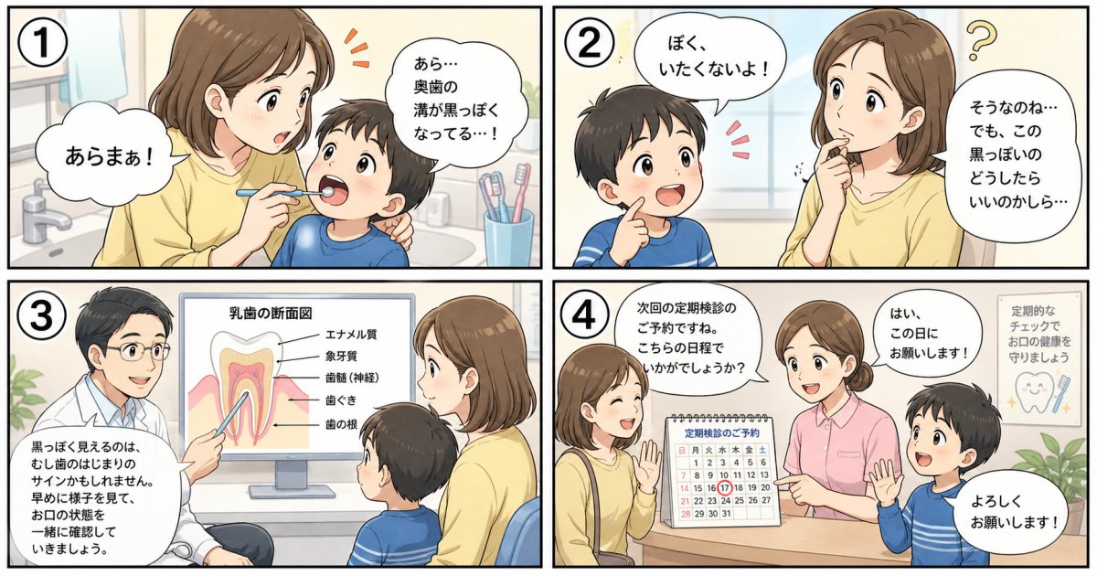 子どもの虫歯は痛くない？気づかない理由と受診の目安を解説
