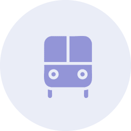 電車でお越しの方