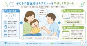 歯医者を嫌がり泣く子供へ！受診前の声かけ術とスムーズな対処法