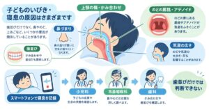 子どものいびきと歯並びは関係する？矯正の前に保護者が知りたいこと